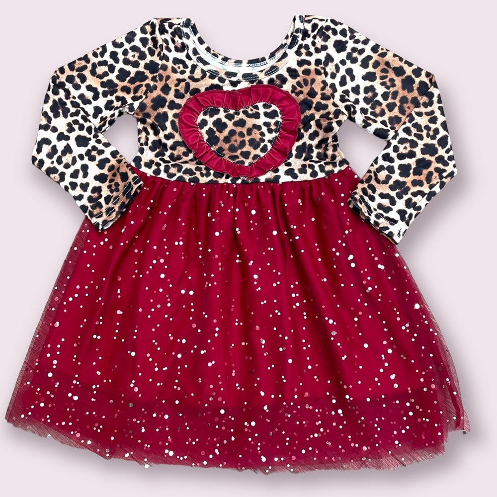 Boutique Girls Valentines Dress